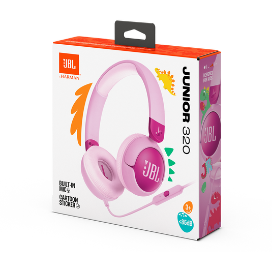 JBL Junior 320 - Purple - Wired on-ear kids headphones - Detailshot 15 image number null
